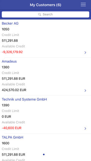 Unvired Account Receivable App Screenshot 2