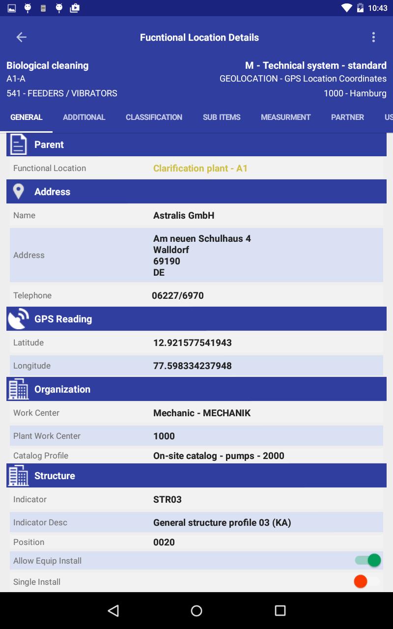 Master Data Management Screen 6