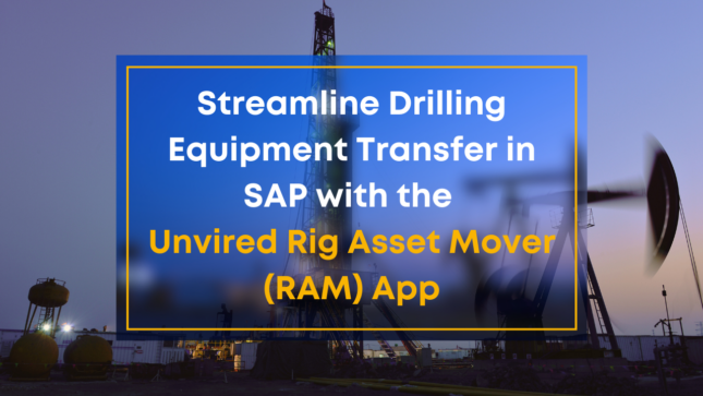 Unvired Rig Asset Mover