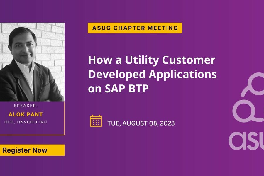 Meet Unvired At ASUG Houston Chapter Meeting